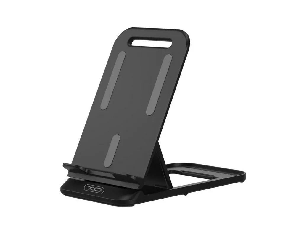 XO Smartphone-Halterung C73, (bis 7 Zoll, 1-teilig, Faltbarer Tischständer mit Anti Rutsch Basis und verstellbarem Winkel)