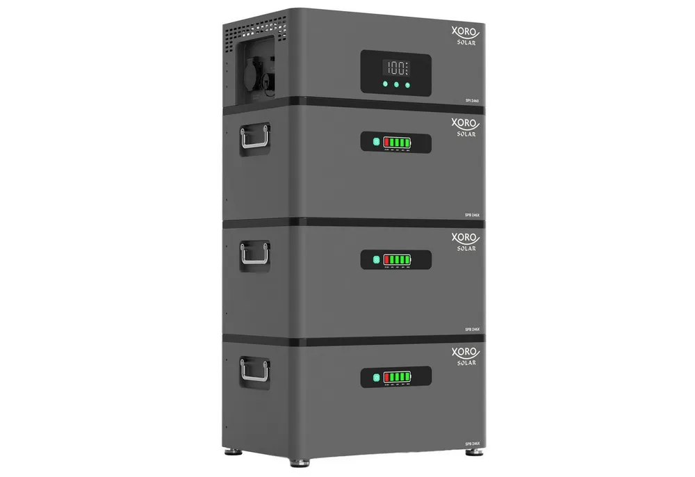 XORO SOLAR ATLAS-D – 2,4 kWh / E – 4,8 kWh / F – 7,2 kWh Stromspeicher (230 V), AC-gekoppelter Solarspeicher für Balkonkraftwerk und Dachanlagen