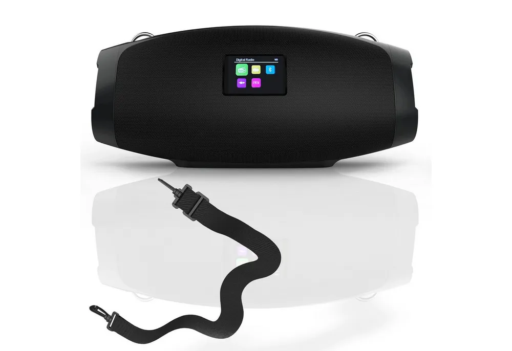 Xoro DAB 800 - Outdoor Radio mit 2x 10W Lautsprecher für Garten & Camping, Digitalradio (DAB) (Digitalradio (DAB), FM‑Radio, DAB+, Robustes Outdoor‑Radio mit kräftigem Stereo‑Sound und DSP‑Technologie)