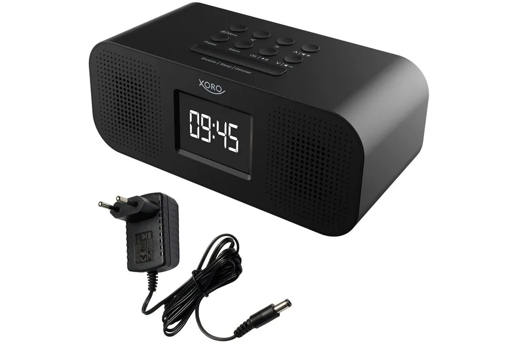 Xoro HMT 425 Basic mitFarbdisplay, USB und Wecker Internet-Radio (Internetradio, Podcast, Weckfunktion, Sleep‑Timer, Schlafklänge, 4 W, 30.000 Sendern und kompaktem Stereo‑Klang)