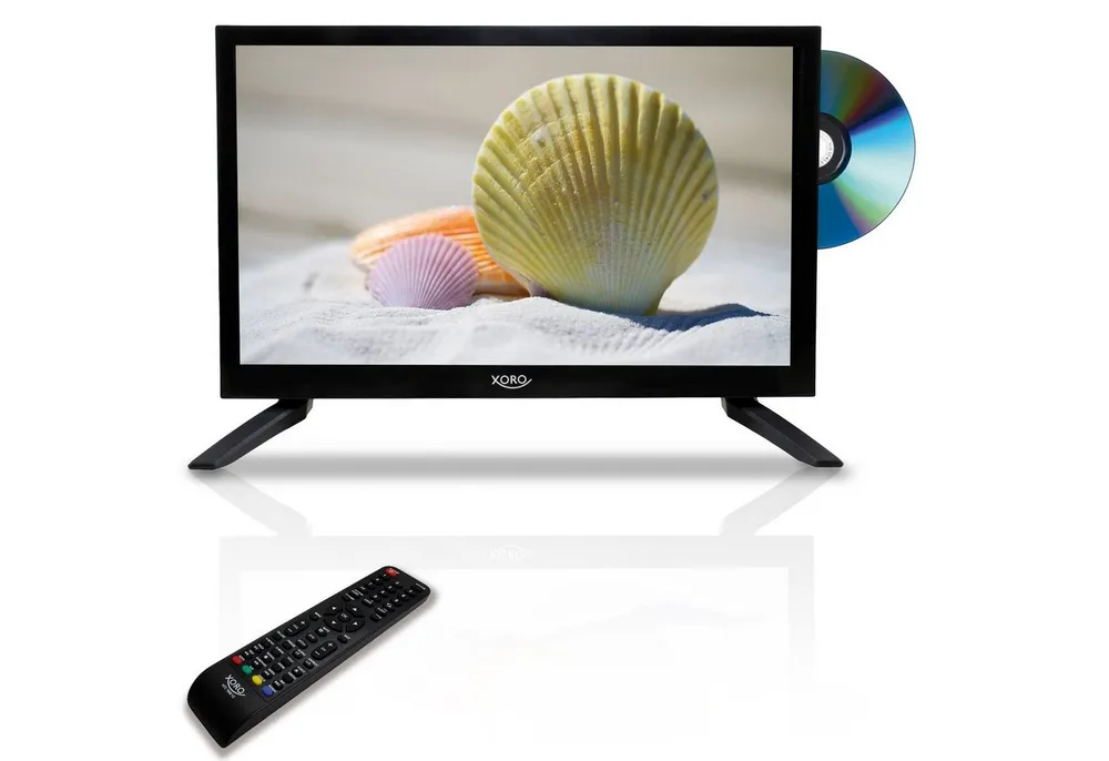 Xoro HTC 1949 V2 LCD-LED Fernseher (47 cm/19 Zoll, HD, HD Triple-Tuner, integrierter DVD-Player und freenet TV CI+ Modul)