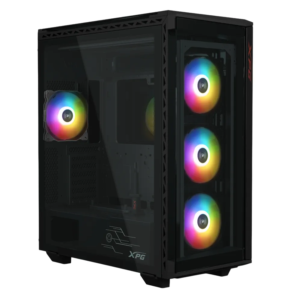PC-Gehäuse XPG BATTLECRUISER II ST Midi Tower Schwarz Gaming PC-Gehäuse XPG BATTLECRUISER II ST Midi Tower Schwarz Gaming