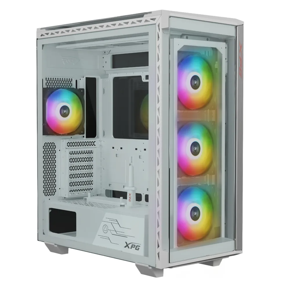 PC Gehäuse XPG BATTLECRUISER II ST Midi Tower Weiß Edelstahl ATX EATX Micro ATX Mini-ITX PC Gehäuse XPG BATTLECRUISER II ST Midi Tower Weiß Edelstahl ATX EATX Micro ATX Mini-ITX