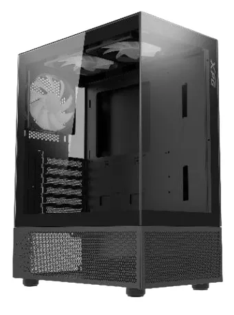 PC-Gehäuse XPG Invader X Mini Schwarz Midi Tower ATX/micro ATX/Mini-ITX Glasfenster
