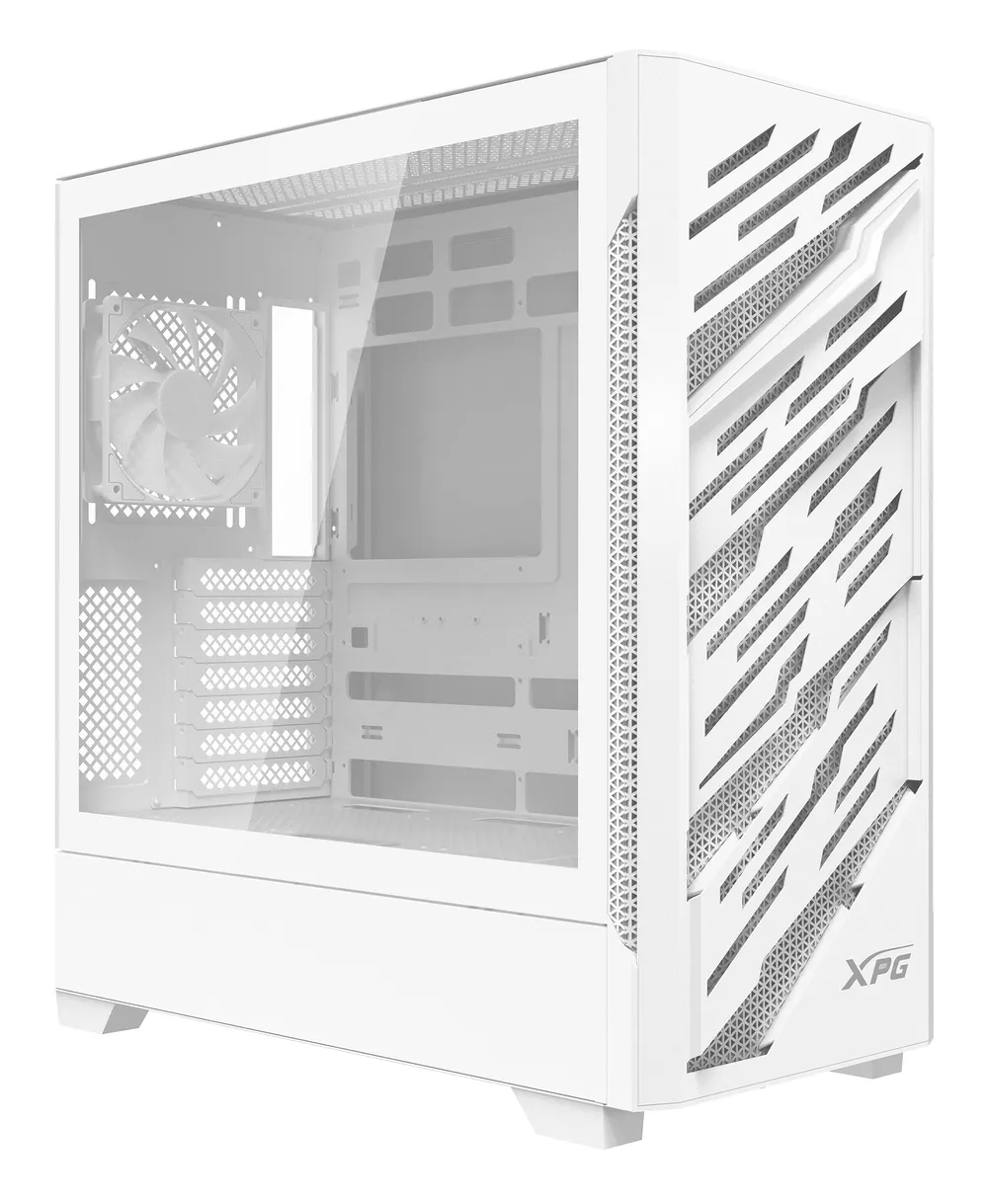PC-Gehäuse XPG STARKER AIR BTF Midi Tower ATX EATX Weiß RGB Lüfter