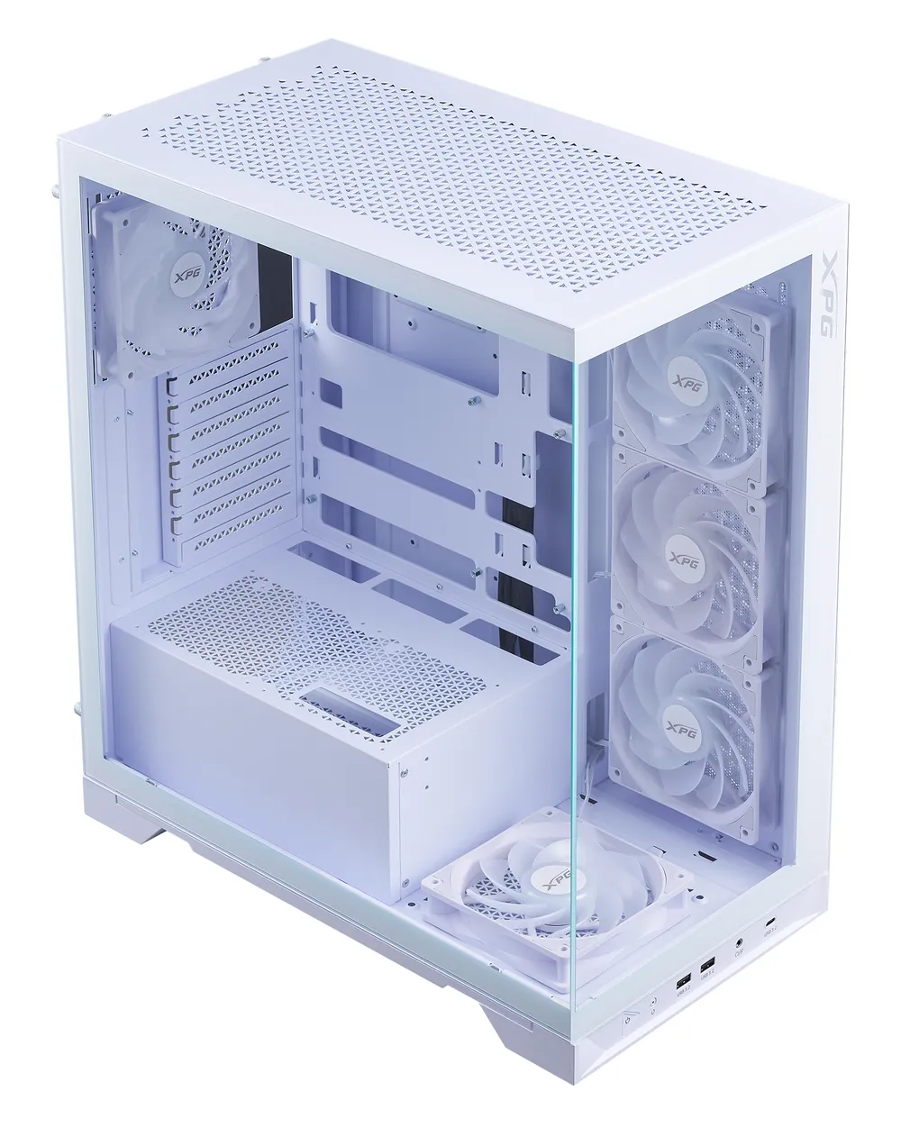 PC-Gehäuse XPG Invader X BTF Weiß Midi Tower Glas SPCC Kühlung USB 3.2 Gen 2 PC-Gehäuse XPG Invader X BTF Weiß Midi Tower Glas SPCC Kühlung USB 3.2 Gen 2