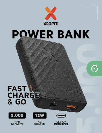 12W Fast Charge Go2 Powerbank 12W - 5.000mAh (64133)
