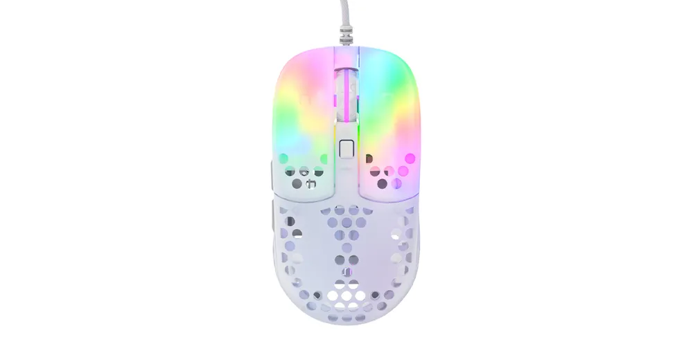Xtrfy CHERRY XTRFY MZ1 | mz1-rgb-white-tp | Beidhändig - Optisch