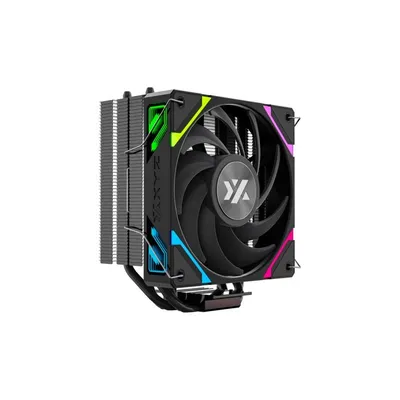 Luftkühlung XYZ Sockel Intel AMD 120mm Thermax 4 Schwarz A-RGB PWM