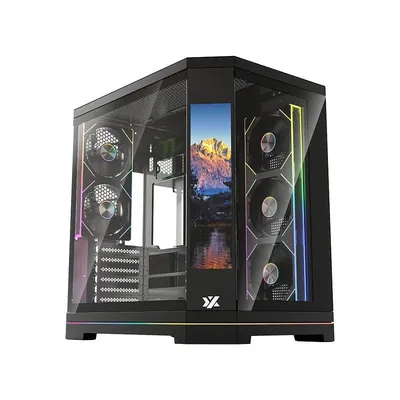 PC-Gehäuse XYZ Neut X Pro Midi-Tower 9.1" Intelligenter Display 5 A-RGB Lüfter