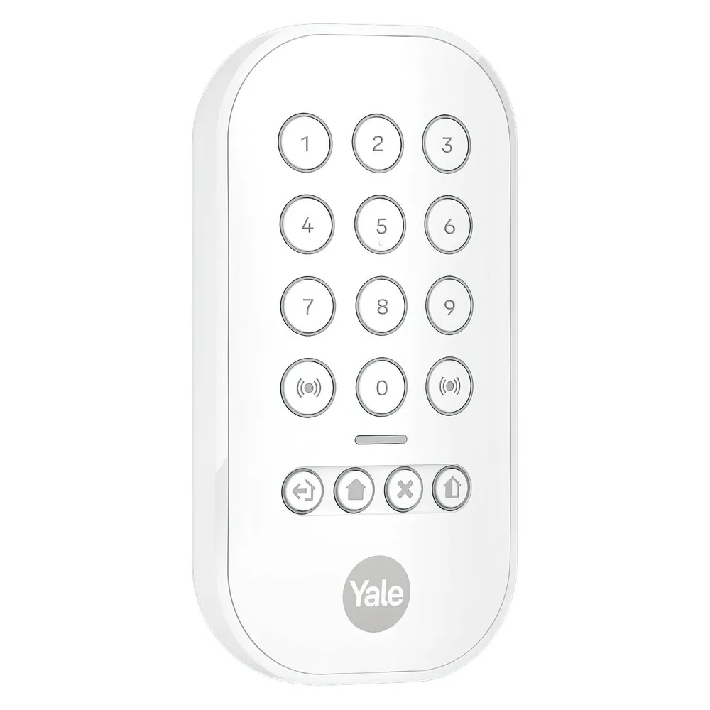 Yale Smart Alarm Keypad - Smartes Tastenfeld - Weiß