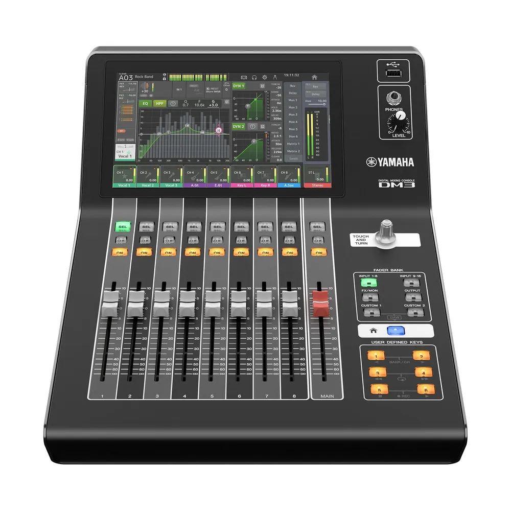 Yamaha DM3 Audio-Mixer 19 Kanale Rack-Montage Schwarz