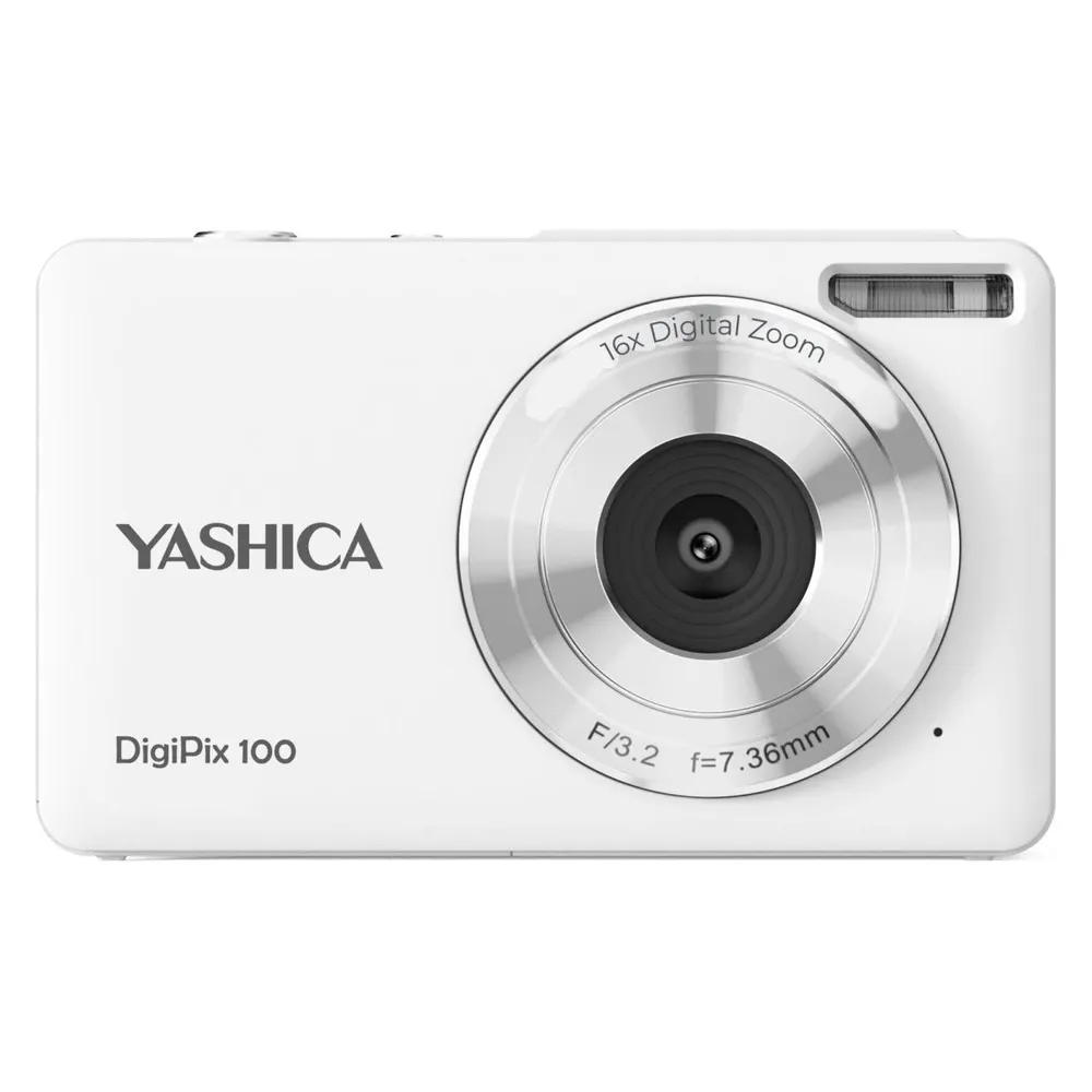 Digitalkamera Kompakt Yashica DigiPix 100 44 MP 16x Digitalzoom Weiß Lithium-Ionen USB-C
