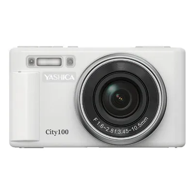 Digitalkamera Kompakt Yashica City 100 72 MP 3x Optischer Zoom CMOS WiFi Weiß Silber