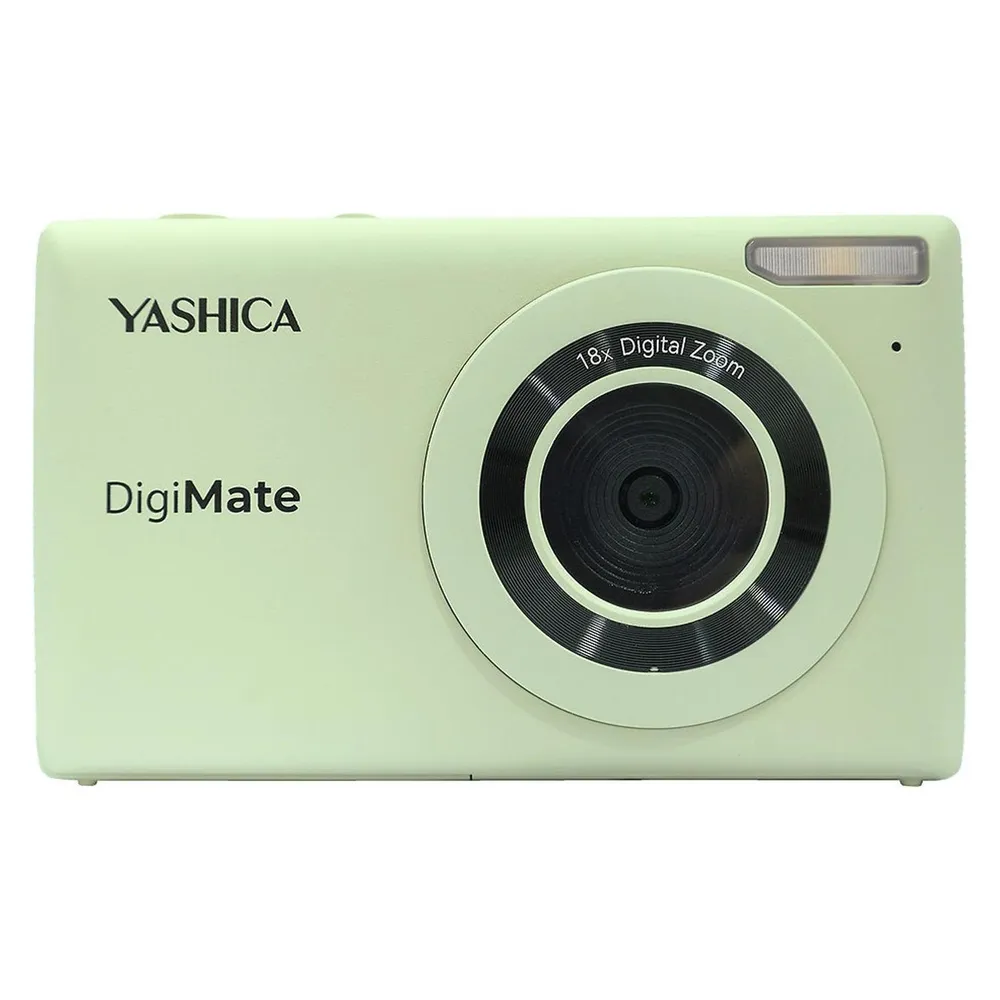 Kompaktkamera Yashica DigiMate 64MP Zoom 18x USB Type-C Grün