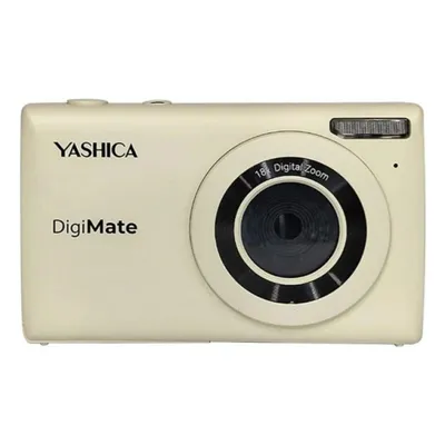 Digitalkamera Kompakt Yashica DigiMate 64 MP 18x Digitalzoom CMOS Weiß 4K Ultra HD
