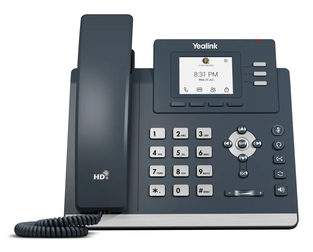 Telefon Yealink MP52 E2 Teams Grau LCD 2.4 Zoll Gigabit Ethernet