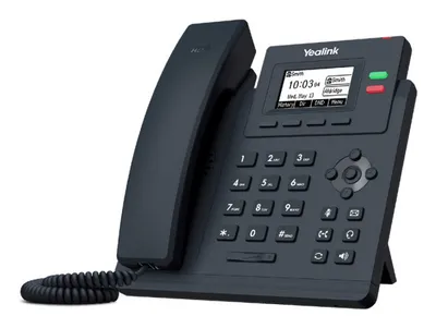 Telefon Yealink SIP-T31W 2 Leitungen WiFi PoE LCD-Display grau