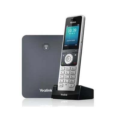 Telefon IP Yealink W76P schnurlos 20 Leitungen 2.4" TFT 1000 Kontakte