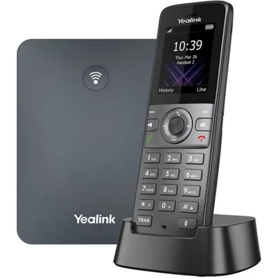 IP-Telefon Yealink W74P Grau Kabellos DECT-Basis Bluetooth