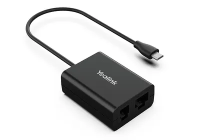 Yealink EHS60 Schnittstellenadapter mit RJ45 und Micro-USB Anschluss Schwarz