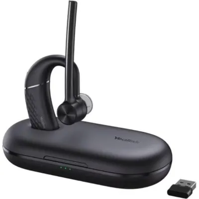 Auriculares Yealink BH71 Pro inalámbricos USB-C/A para oficina con Cancelación de Ruido, mono, negros