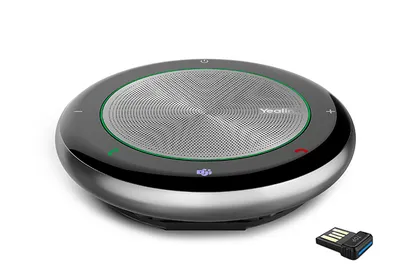 Yealink Universal-Bluetooth-Lautsprecher (kabellos und kabelgebunden, 5 W, mit Li-Polymer-Akku, 1,5 m)