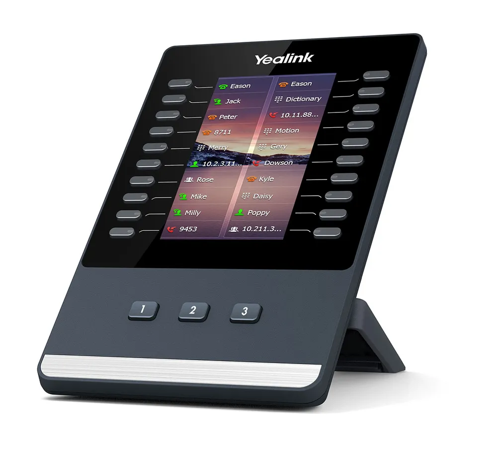 Yealink EXP43 | 1300036 | Funktionstasten-Erweiterungsmodul für VoIP-Telefon