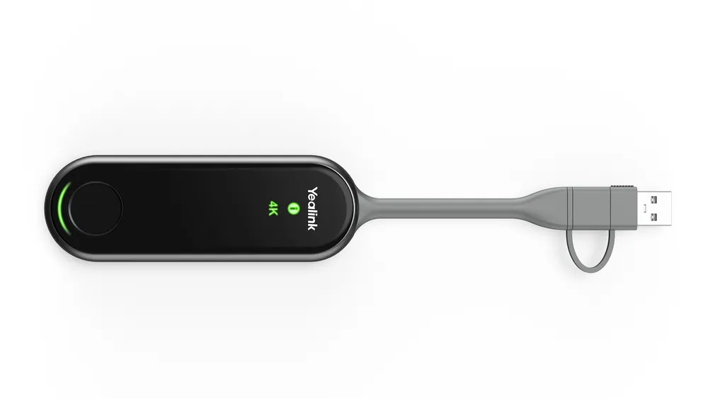 Drahtloses Präsentationssystem Yealink PA20 USB-C 2,2 W Schwarz