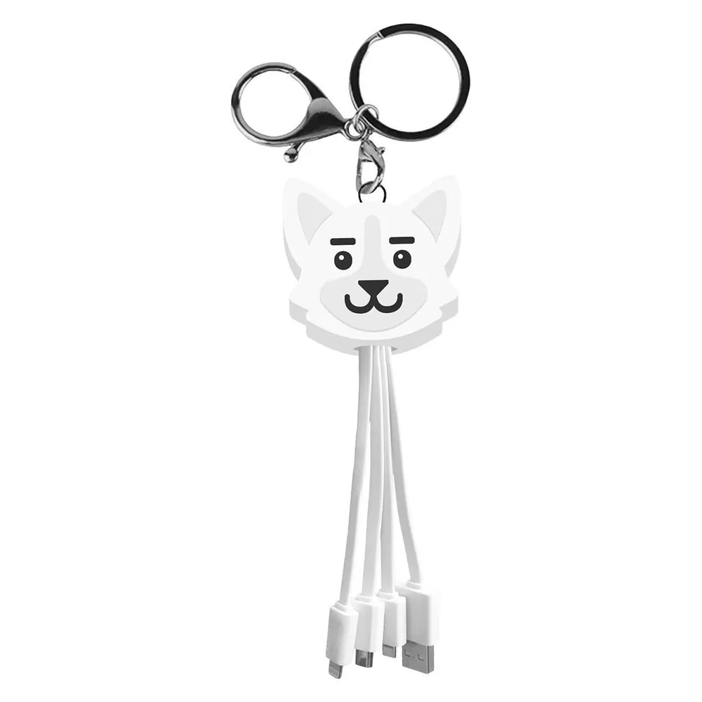 Yello koko USB-A/Micro-USB- und USB-C- und Lightning-Kabel