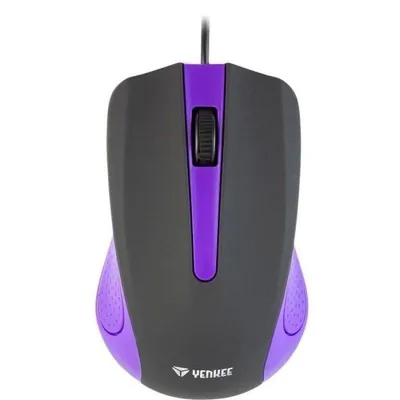 Maus Yenkee Yms 1015pe USB 1000 DPI Schwarz/Violett Ergonomisch