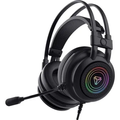 Gaming-Kopfhörer Yenkee YHP 3035 USB 7.1 Surround Verstellbares Mikrofon RGB Schwarz