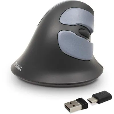 Maus Yenkee Yms 5030 Kabellos Ergonomisch 1600DPI Grau Blau 6 Tasten