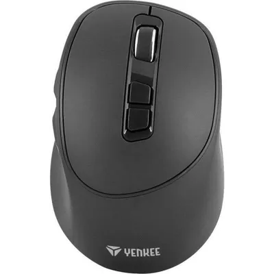 Ratón Yenkee Yms 2080gy Kabellos Wiederaufladbar 2400 DPI Grau USB-C
