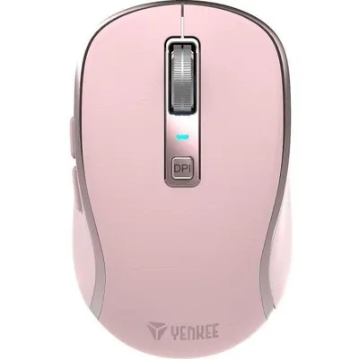 Ratón Yenkee YMS 2085PK Dual Verbindung 2400 DPI Rosa 5 Tasten USB-C
