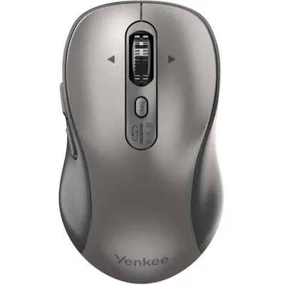 Maus Yenkee YMS 2010SR Kabellos USB 2,4 GHz Bluetooth 5.1 3200 DPI Grau