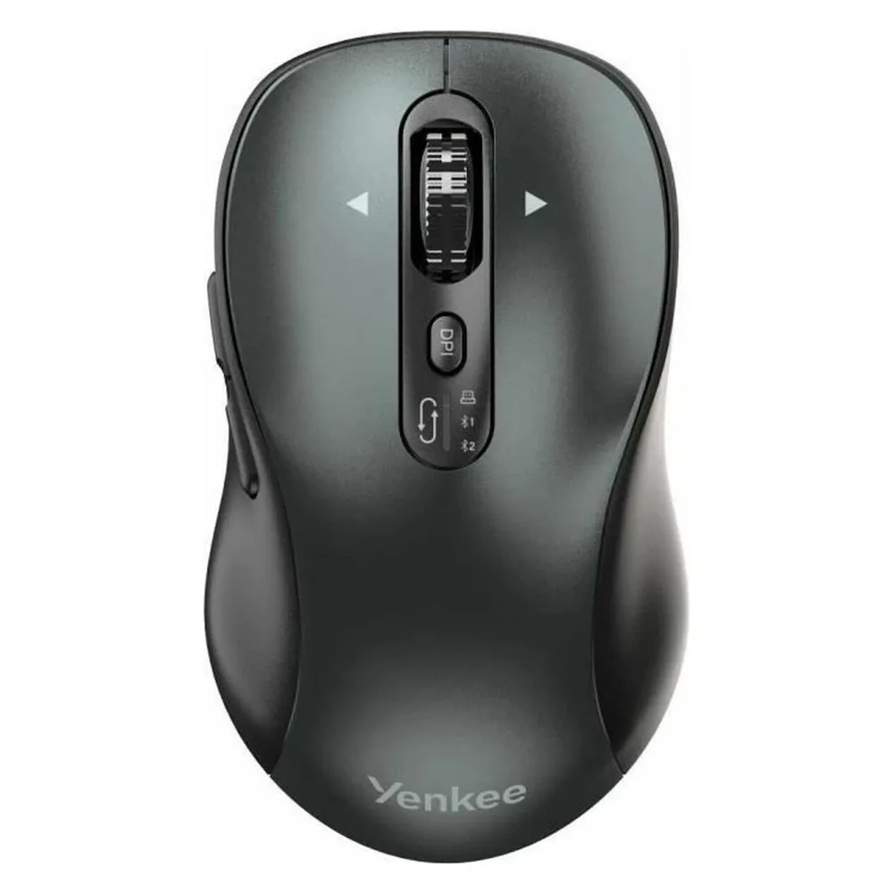 Maus Yenkee YMS 2010BK Kabellos Wiederaufladbar 2.4 GHz Bluetooth 3200 DPI Schwarz