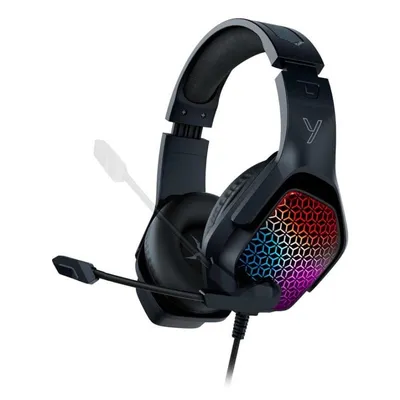 Auriculares Yenkee YHP 3006 Trinity con cable USB Typ-A y 3,5 mm para música y gaming, micrófono, retroiluminación, negros