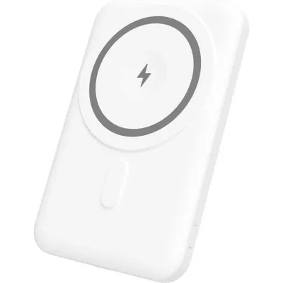 Power Bank Yenkee YPB 501 WH MagSafe 5000 mAh 15W USB-C Weiß