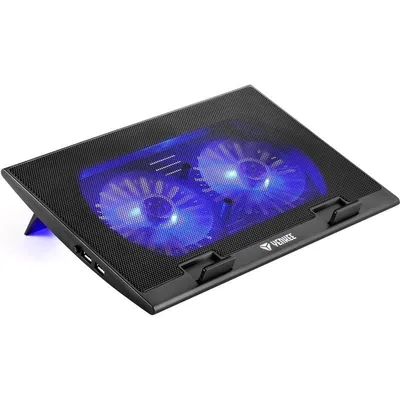 Zusatzlüfter Yenkee YSN 120 17" 1000 RPM mit blauer USB-Beleuchtung