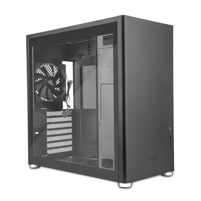 Yeyian Hussar Plus ATX gehärtetes Glas USB 3.2 Schwarz