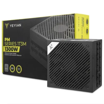 Fuente de Alimentación Orion 1300W Eficiencia Platinum YFT-1T33M-P1 Compatibilidad ATX 3.1 PCIe 5.0