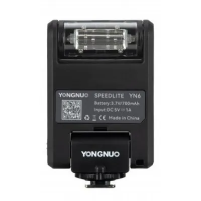 Blitzgerät Yongnuo YN6 Micro Kompakt Schwarz