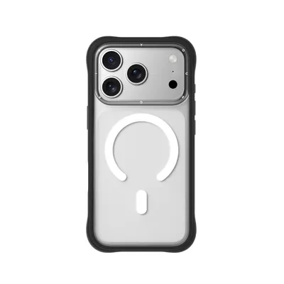 Handyhülle Youngkit Dynamic II Magnetisch Transparent Schwarz Silikon für iPhone 17 Pro Max