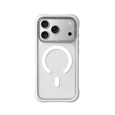 Handyhülle Youngkit Dynamic II Magnetisch Transparent Weiß Silikon für iPhone 17 Pro