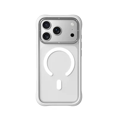 Handyhülle Youngkit Dynamic II Magnetisch Transparent Weiß Silikon für iPhone 17 Pro Max
