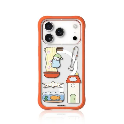 Handyhülle Youngkit CH Sweetheart Express Magnetisch Silikon Bunt für iPhone 17 Pro Max