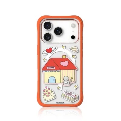 Magnetische Youngkit CH Sweetheart Express Hülle Silikon umweltfreundlich für iPhone 17 Pro Max