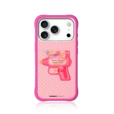 Handyhülle Youngkit CH Authentic Magnetisch Silikon Rosa Personalisierbar für iPhone 17 Pro