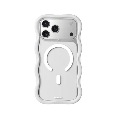 Funda für Smartphone Youngkit Dynamic II Magnetisch Silikon Weiß für iPhone 17 Pro Max